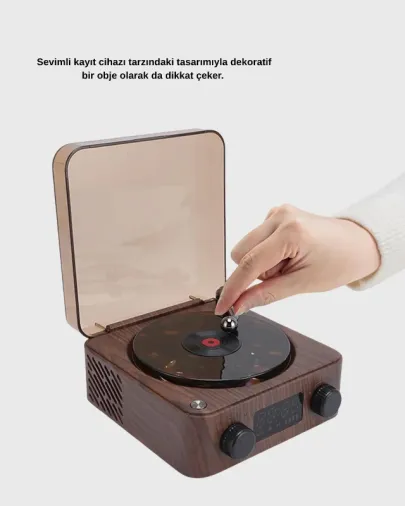 Bluetooth Hoparlörlü Gece Lambası Dijital Saat Su Dalgası Efekti