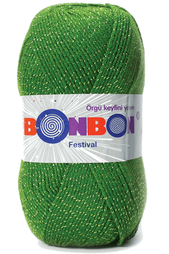 Bonbon RT-DDIP6NK64F 1 Adet Festival Simli Örgü İpi Yünü Renk No:235