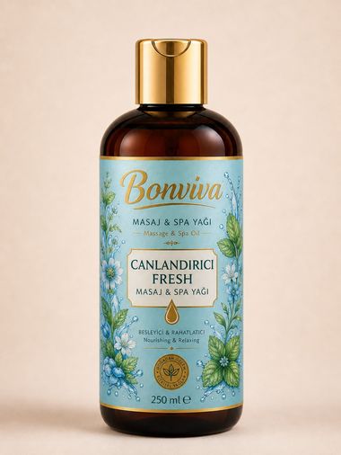 BONVİVA Canlandırıcı Fresh Spa Masaj Yağı 250 ml