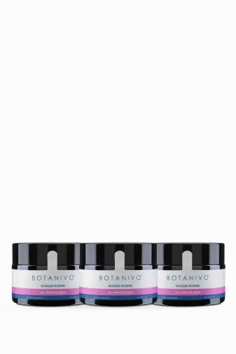 Botanivo BTNV25/20 Çok Amaçlı Wonder Balm | Nemlendirici, Besleyici, Yumuşatıcı | Organik İçerikli | 3X30 Ml