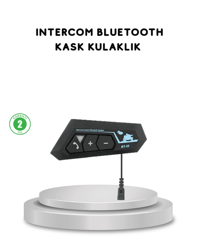 BT22 Kask Bluetooth Kulaklık 5.0 Gürültü Engelleyici ve Eller Serbest Kullanım
