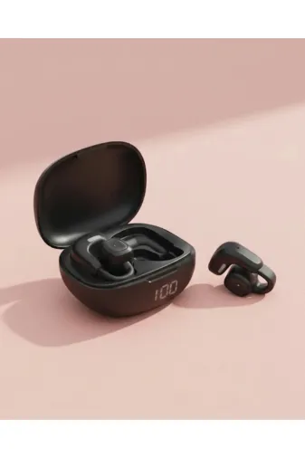 Bucuks BCK11MEYTDUCZZZACB73KULAKLIK-3 Mey İthalat® Açık Tasarım Kablosuz Bluetooth Spor Kulaklık Led Ekranlı