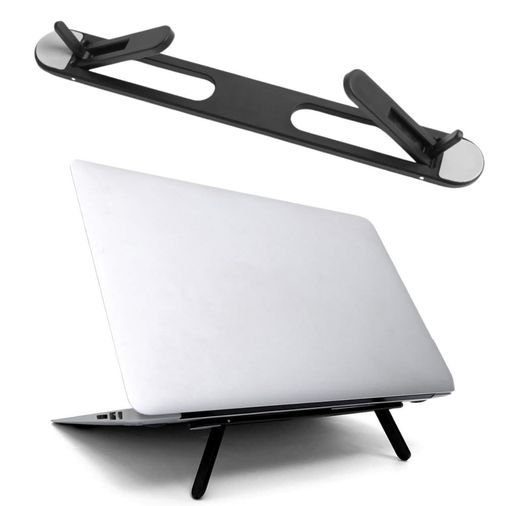 BUFFER® 2 Kademeli Katlanabilir Laptop Standı – Kendiliğinden Güçlü Yapışkanlı, Ergonomik Tablet Yükseltici