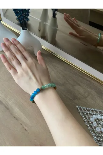 buket sepeti BOĞA Doğal Taş Boğa Burcu Bileklik