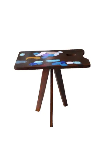 burefe WA-00229 Ressam Paleti Formunda Sehpa