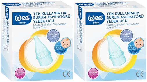 Burun Aspiratörü Nasal Yedek Ucu 20 Adet (2Pk*10)