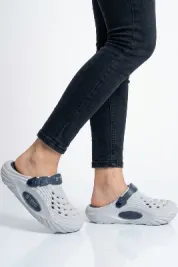 Buz Lacivert Eva Unisex Sabo Terlik