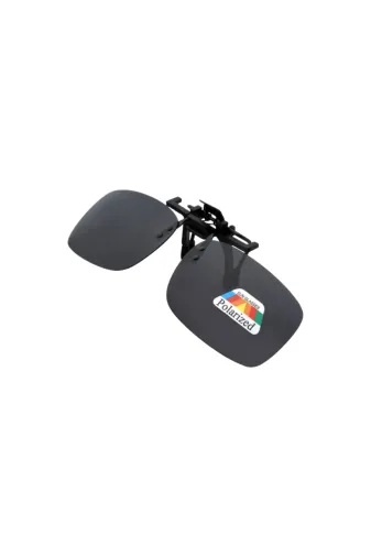 BVER KPS-007 Polarize Gözlük Klipsi Büyük Mandal-Açılır/kapanır Model - Füme