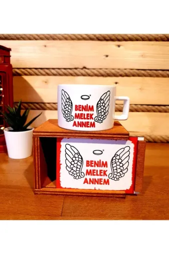 by rk tasarım kc7667436 Benim Melek Annem Özel Tasarım Kupa