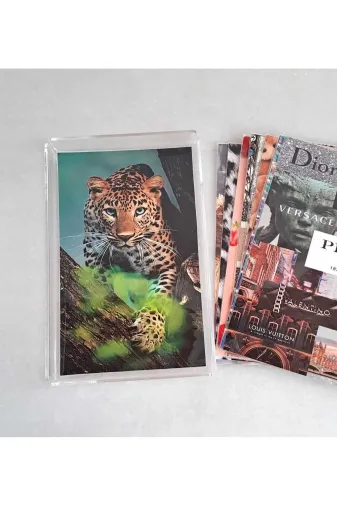 Byken 2sunum Sunumluk Desen Altlık - Leopar