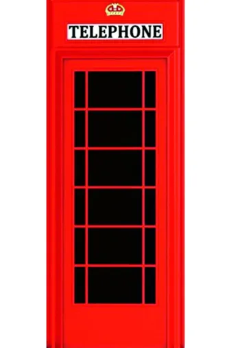 Byken byken1513 Telefon Klubesi Desenli Kapı Sticker