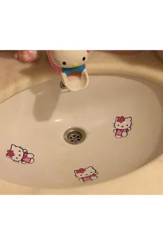 Byken kitty00 5Li Lavabo Sticker Set Hello Kitty