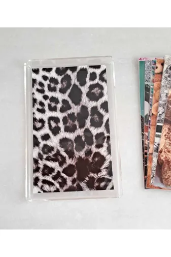 Byken sunum5 Sunumluk Desen Altlık -Leopar