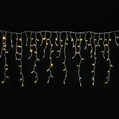 Çakar Led Işık Perdesi 4m 120 Led 20 Saçaklı Dış Mekan