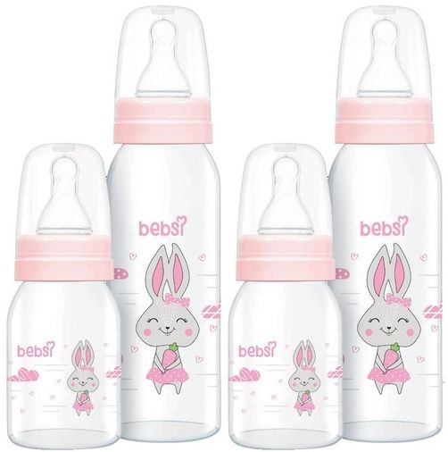 Cam Biberon Seti Pembe (250ML+125ML)