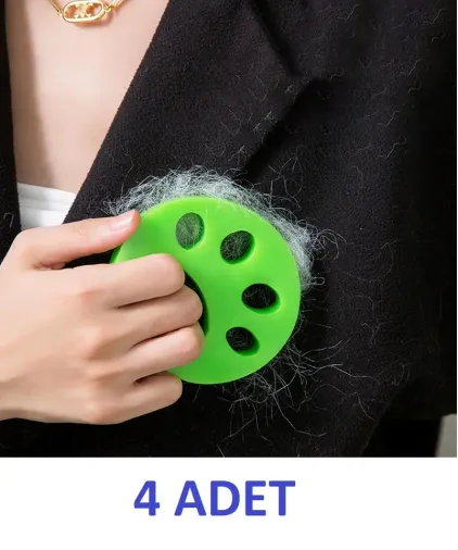 Çamaşır Makinesi Ve Evcil Hayvanlar İçin Tüy Toplayıcı Yıkanabilir Aparat 4 Adet (4745)