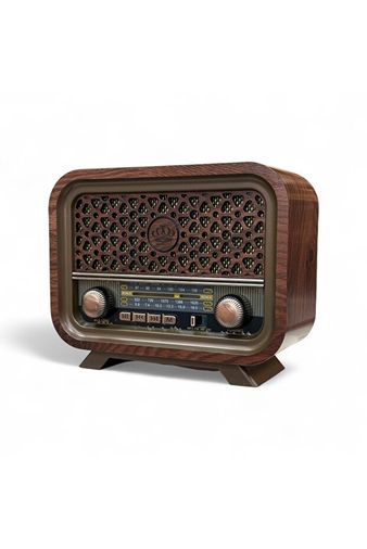 Cameron Nostaljik Ahşap Görünüm Radyo,eskitme Trend Nostalji Radyo Hs-310