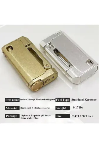 Cantayurdu Bcz474G Retro Benzinli Bcz474 Muhtar Çakmağı Otantik Gümüş