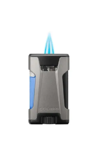 Cantayurdu LI650T10G Colibri Rebel Çift Jet Puro Çakmağı Gri