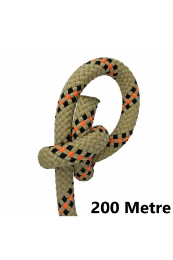 Cantayurdu Orca11MMK200 Orca 11 Mm 200 Metre Polyamid Statik Halat – Kurtarma, Dağcılık Ve Gemici İpi Bej