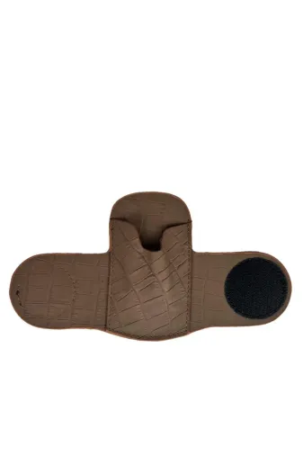 Cantayurdu Ste114 Hakiki Deri Stetoskop Tutucu Organizer Holder Kroko Taba