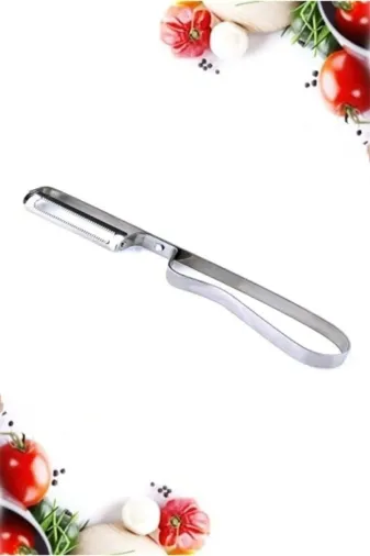 Carat Home PRA-12721290-5474 Paslanmaz Metal Yan Soyacak Sebze Meyve Soyacağı