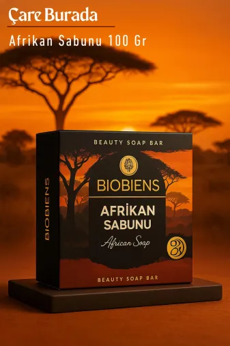 Çare Burada afrikansabunu Biobiens - Afrikan Sabunu 100 Gr