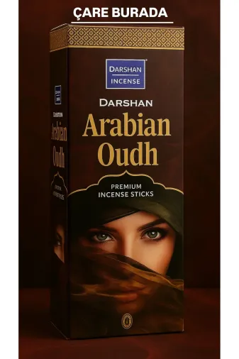 Çare Burada arabianoudhtütsü Darshan Incense - Arabian Oudh 20'li Çubuk Tütsü (Manevi Arınma & Ruh Sakinleştirme)