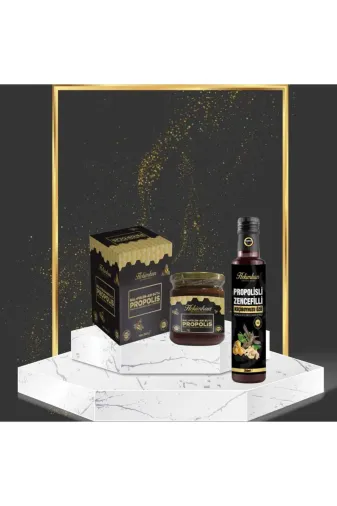 Çare Burada balpocar Bal Polen Arı Sütü Propolis 240 Gr Propolisli Zencefilli Keçiboynuzu Özü 350 Gr