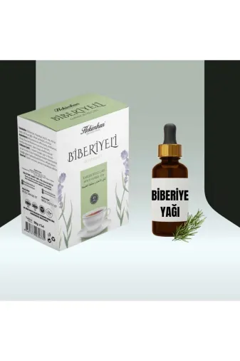 Çare Burada biberiyecare2024 Biberiyeli Çay 40'lı + Biberiye Yağı 20 Ml