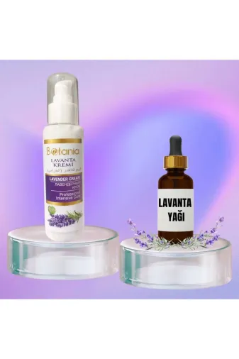 Çare Burada carelavanta Lavanta Yağı 20 Ml + Lavanta Kremi 100 Ml ( Sakinleştirici Cilt Bakım )