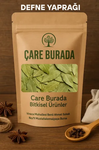 Çare Burada kurudefneyaparağı Kuru Defne Yaprağı 100 Gr