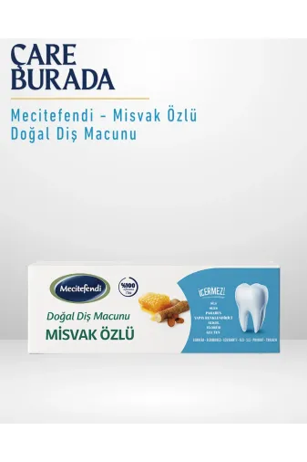 Çare Burada misvaközlüdişmacunu Mecitefendi - Misvak Özlü Doğal Diş Macunu