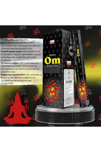 Çare Burada ncatsbehs Om Meditasyon Tütsüsü 20 Çubuk