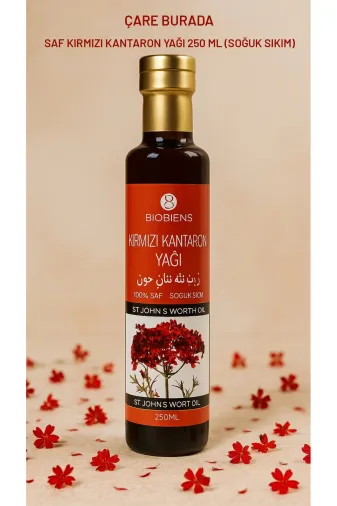 Çare Burada P5391S3818 Biobiens - Saf Kırmızı Kantaron Yağı 250 Ml (Soğuk Sıkım)