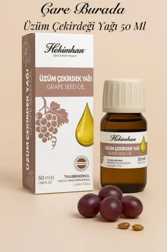 Çare Burada P5484S3376 Hekimhan - Üzüm Çekirdeği Yağı 50 Ml