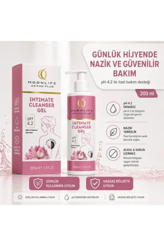 Çare Burada P5844S7175 Çareburada Dermo Plus İntim Jel Intimate Cleanser Jel 200 Ml - Hassas Bölge İçin Nazik Ve Günlük Bak