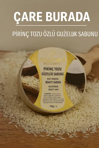 Çare Burada pirinçgüzelliksabunu Naumed Biocosmetic - Pirinç Tozu Özlü Güzellik Sabunu