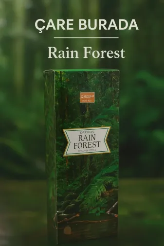 Çare Burada rainforesttütsü Darshan Incense - Rain Forest 20'li Çubuk Tütsü