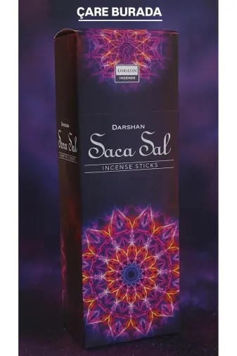 Çare Burada sacasaltütsü Darshan Incense - Saca Sal 20'li Çubuk Tütsü