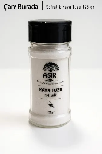 Çare Burada sofralıkkayatuzu Asır - Sofralık Kaya Tuzu 125 Gr