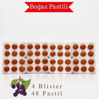 ÇareBurada Karamürver & Çinko Boğaz Pastili 48 Adet