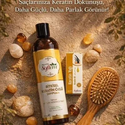 ÇareBurada Keratin Özlü Şampuan 400 ml + Keratin Yağı 20 ml