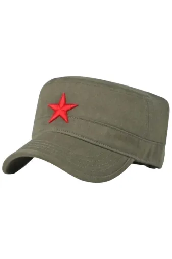 CAS1080 Unisex Pamuklu Yıldızlı Castro Şapka