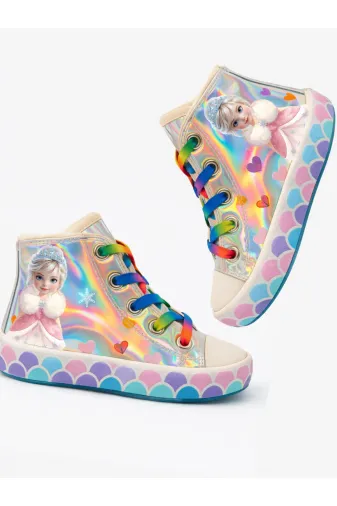 Casabony CS-25S-065 ? Ice Kız Çocuk Hologramlı Fermuarlı Spor Ayakkabı