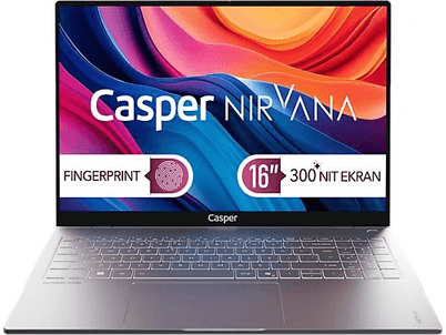 Casper 1246159 Nirvana S100.1342-Be00P-G-F/core I5-13420H/16 Gb Ram/500 Gb Ssd/16"/w11 Laptop