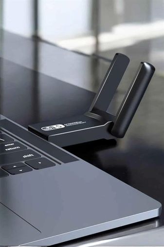 ÇAVDAR 94967511 Wifi Adaptör Çift Bantlı Kablosuz Wifi Adaptörü