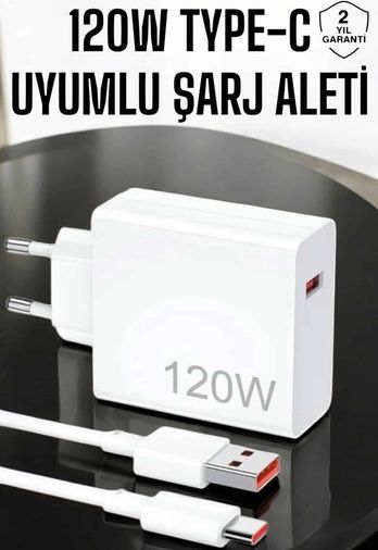 ÇAVDAR TKNUCZ120WŞARJ2MKR 120W Şarj Aleti Type-C Uyumlu Turbo Şarj Aleti