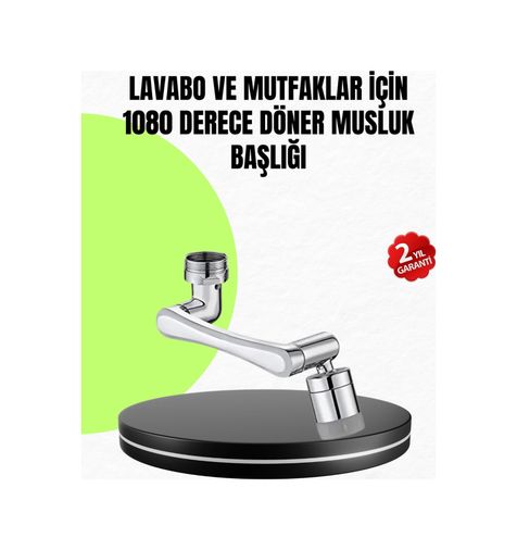 ÇAVDAR TRİTHLTXUCZZZMUSLUKAPARATTIIIIII-1-BLNCCC 2 Modlu 1080 Dönebilen Musluk Başlığı Esnek 3 Eklemli Hareketli Tasarım