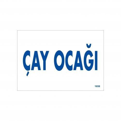 Çay ağı Uyarı Levhası 17,5x25 KOD:1658